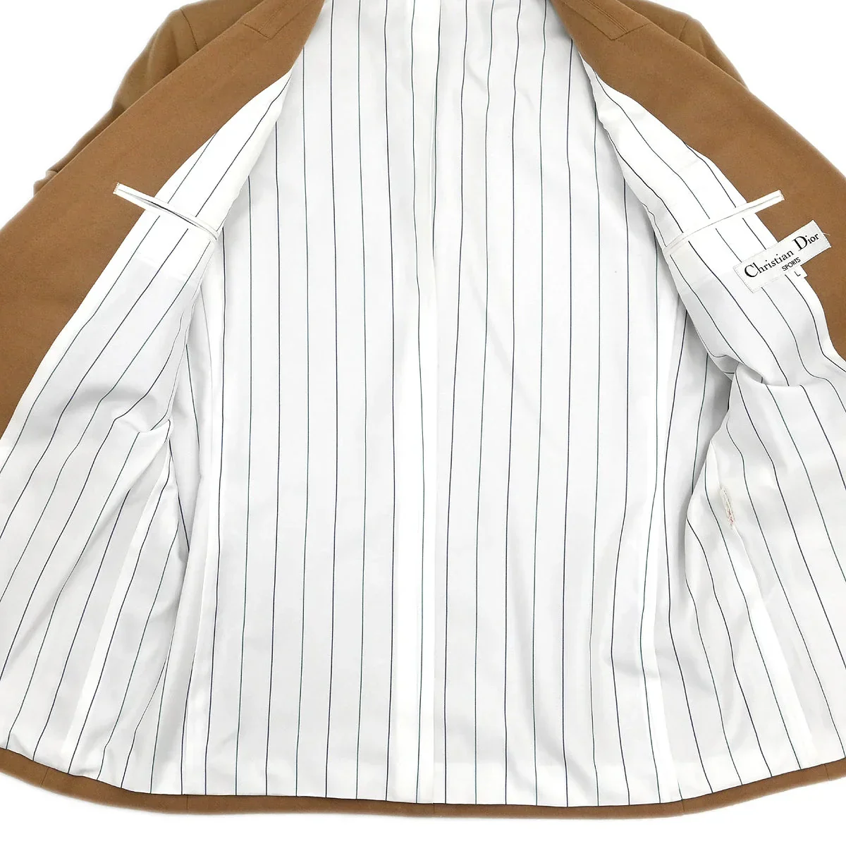 Christian Dior 2004 Single Breasted Jacket Brown #L - Image 7