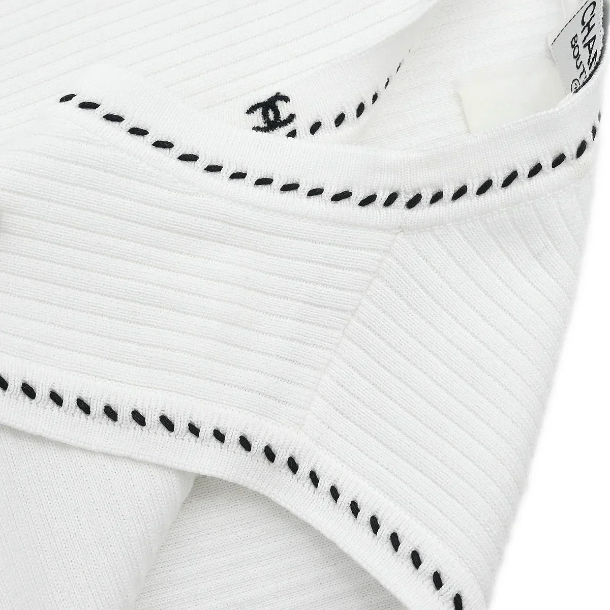 Chanel Sleeveless Tank Top White #38 - Image 5