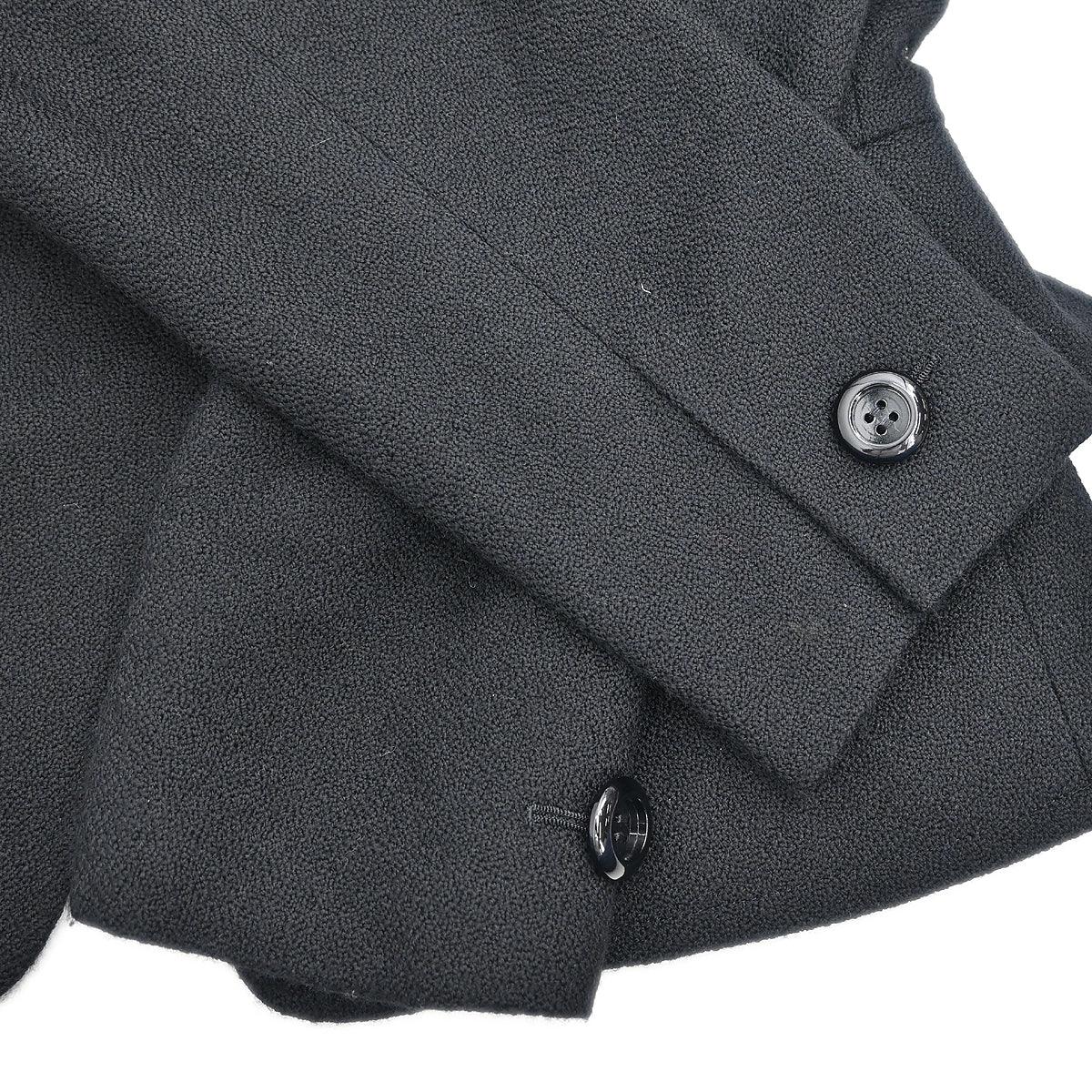 Yves Saint Laurent Single Breasted Jacket Black #L - Image 6