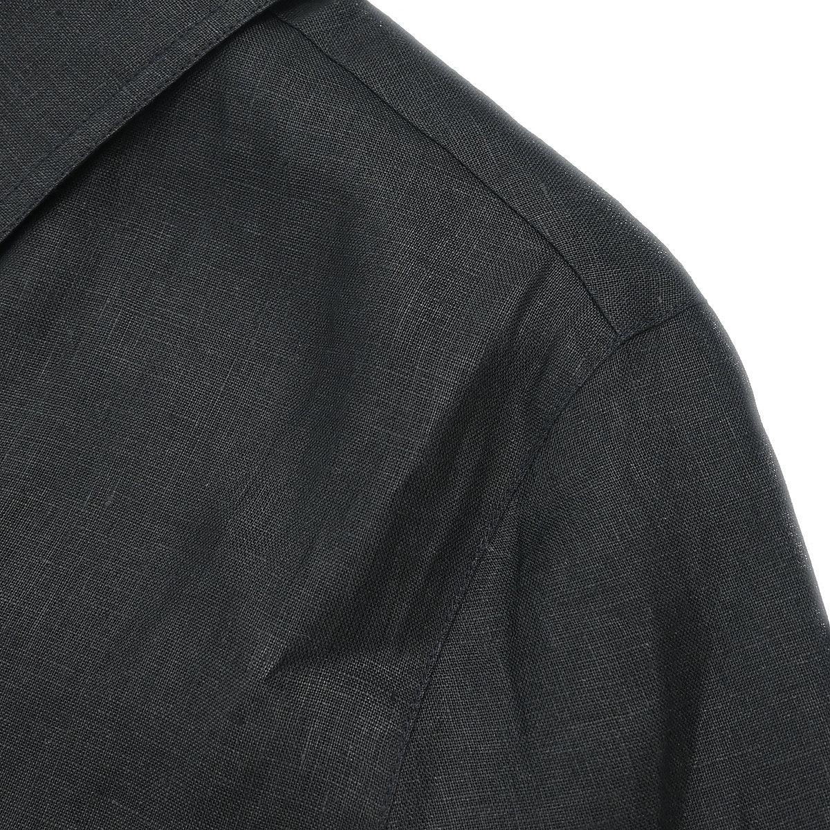 Chanel Blouse Sheer Shirt Black #40 - Image 4