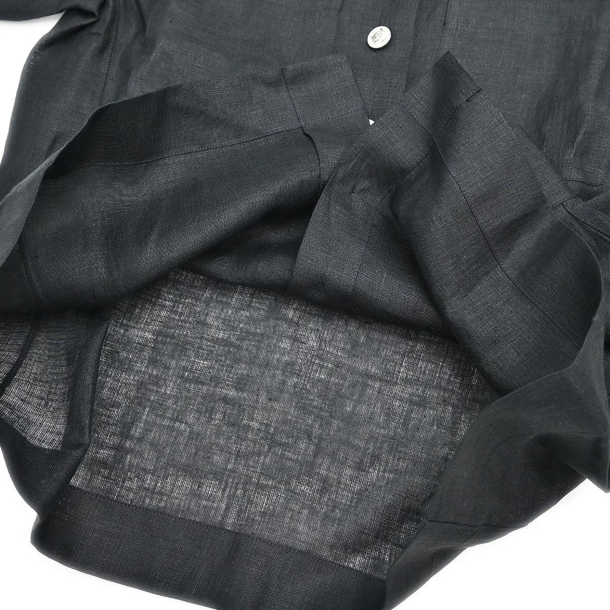Chanel Blouse Sheer Shirt Black #40 - Image 7