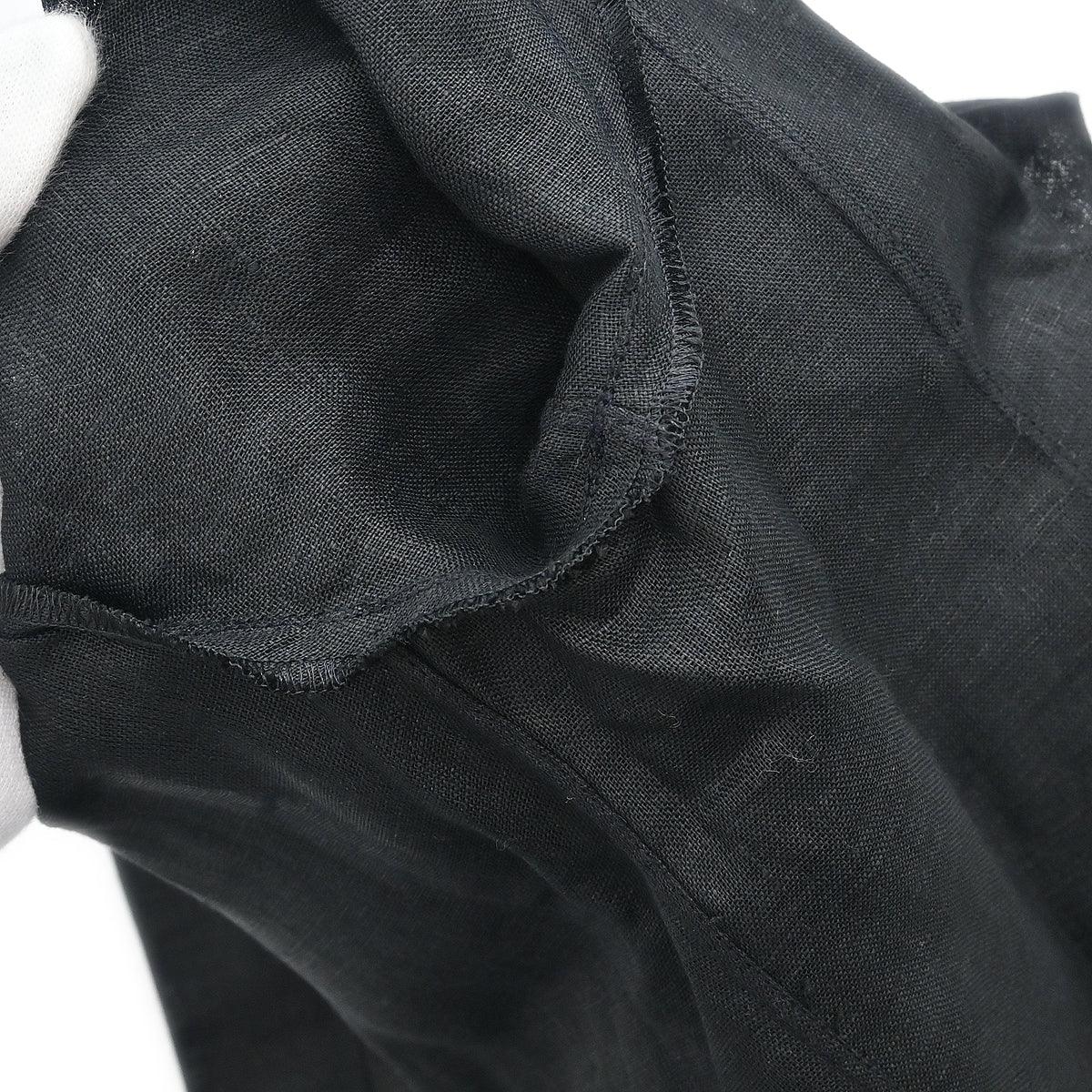 Chanel Blouse Sheer Shirt Black #40 - Image 8