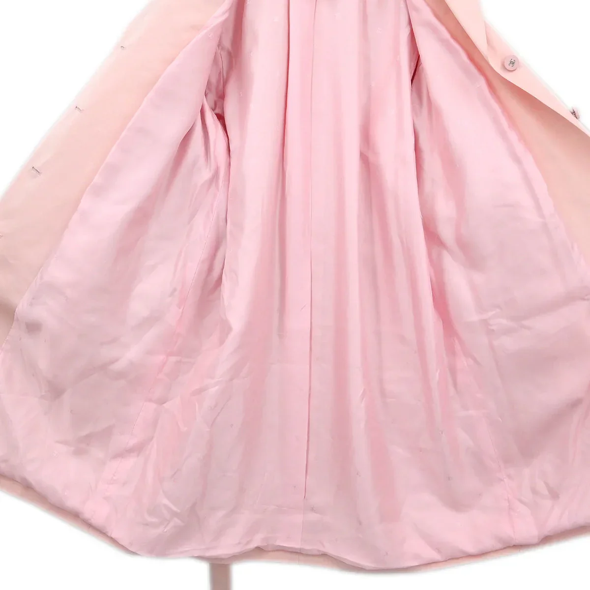 Chanel 1996 Single Breasted Coat Pink #38 - Image 7
