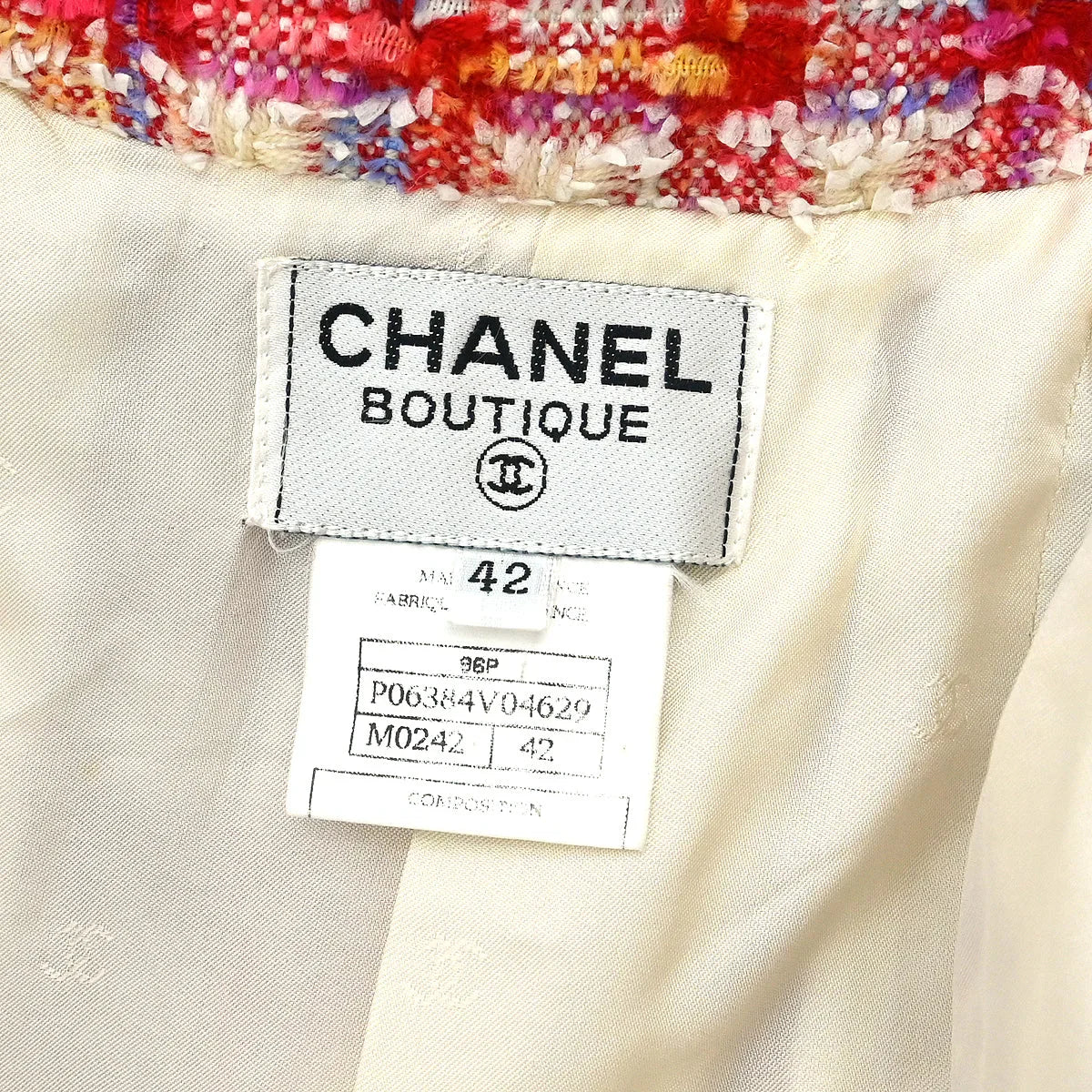 Chanel 1996 Jacket Coat Red #42 - Image 9