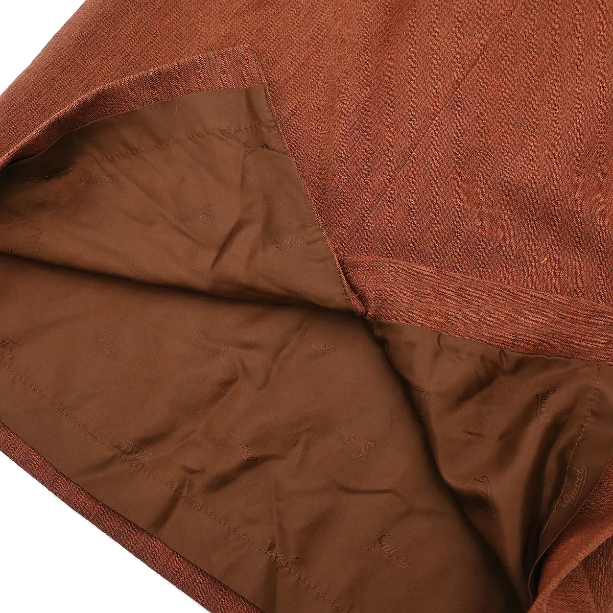 Gucci Setup Suit Jacket Skirt Brown #42 - Image 7