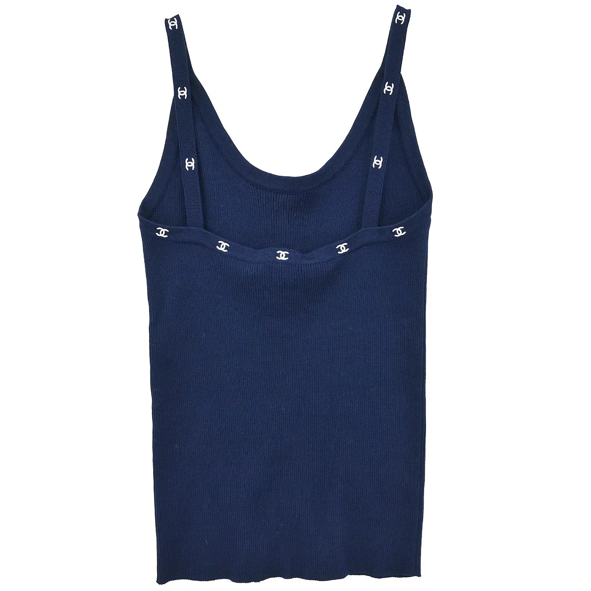 Chanel 1996 Sleeveless Top Camisole Navy #44 - Image 2