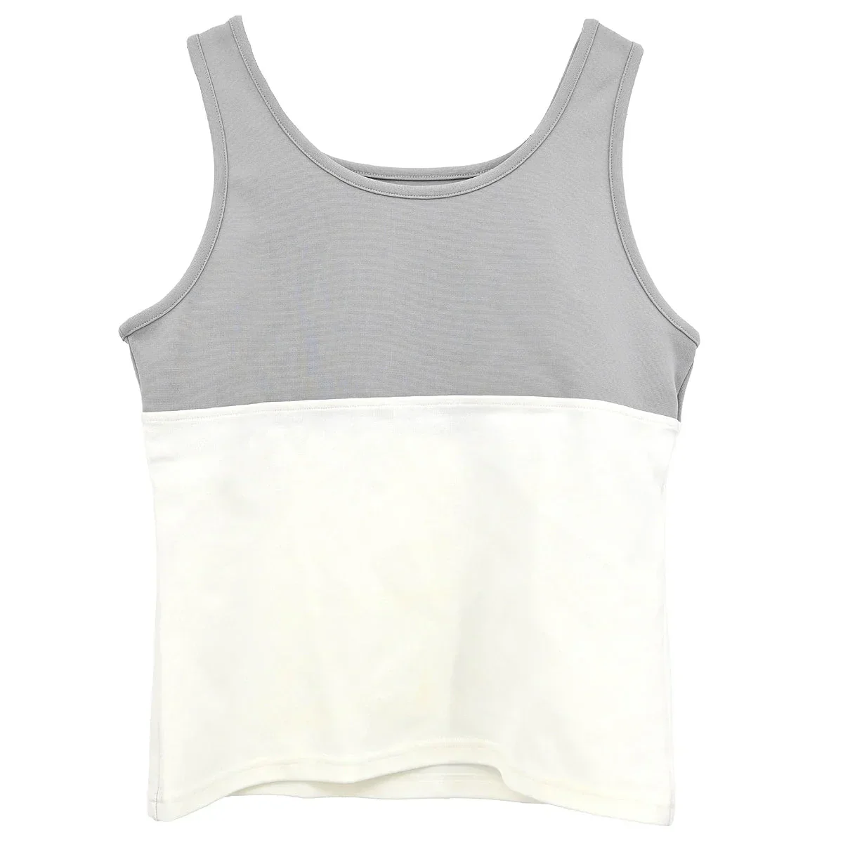 Chanel 2001 Sport Line Sleeveless Tank Top Gray #44
