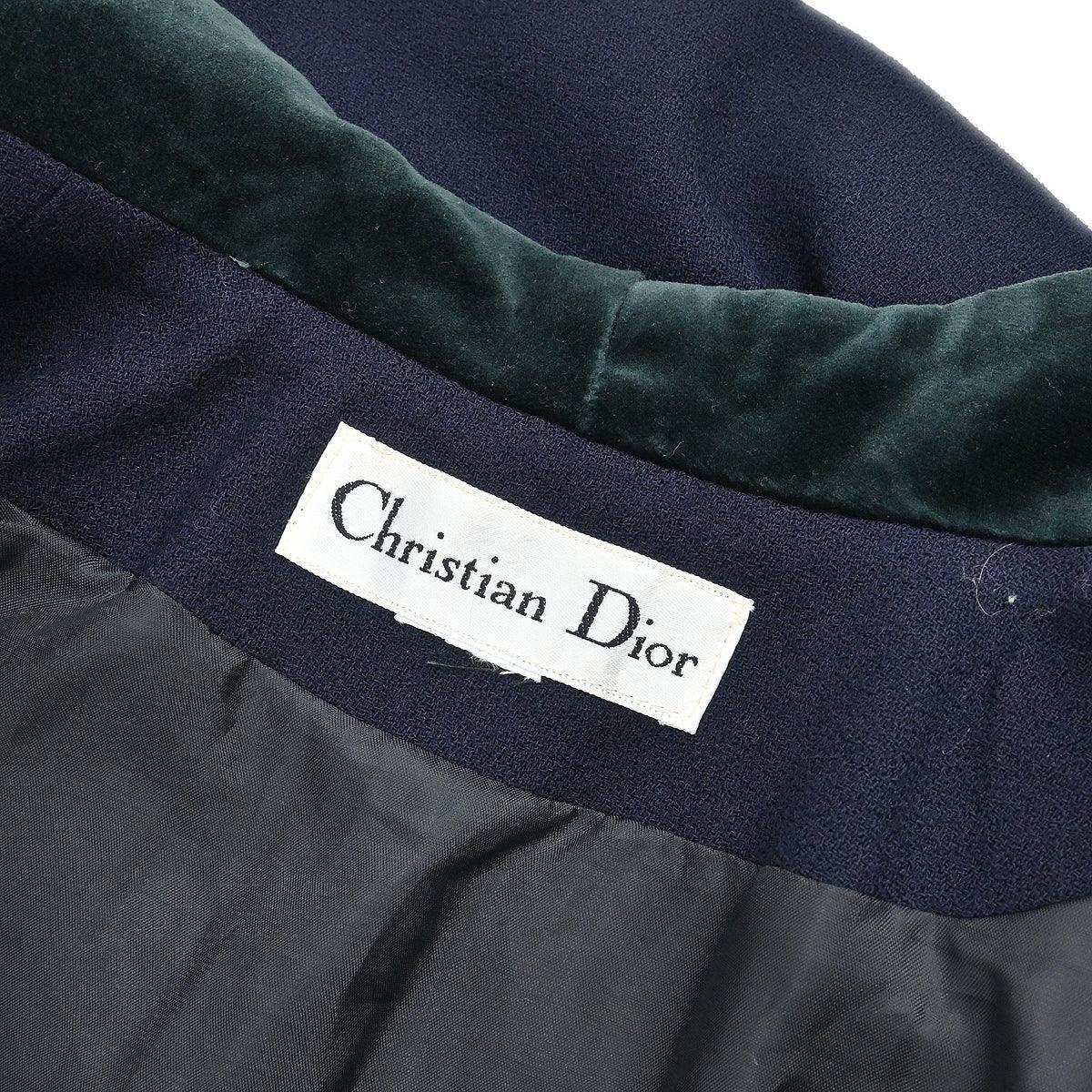 Christian Dior Single Breasted Jacket Navy #36 - Image 8