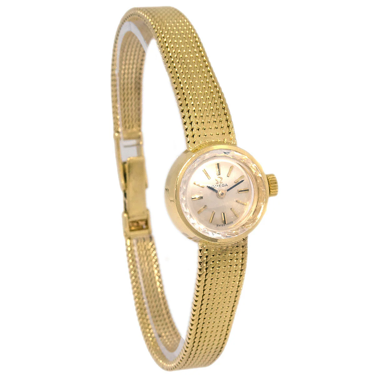 Omega YG Antique Watch Ref.7205 Manual-winding 18KYG - Image 2