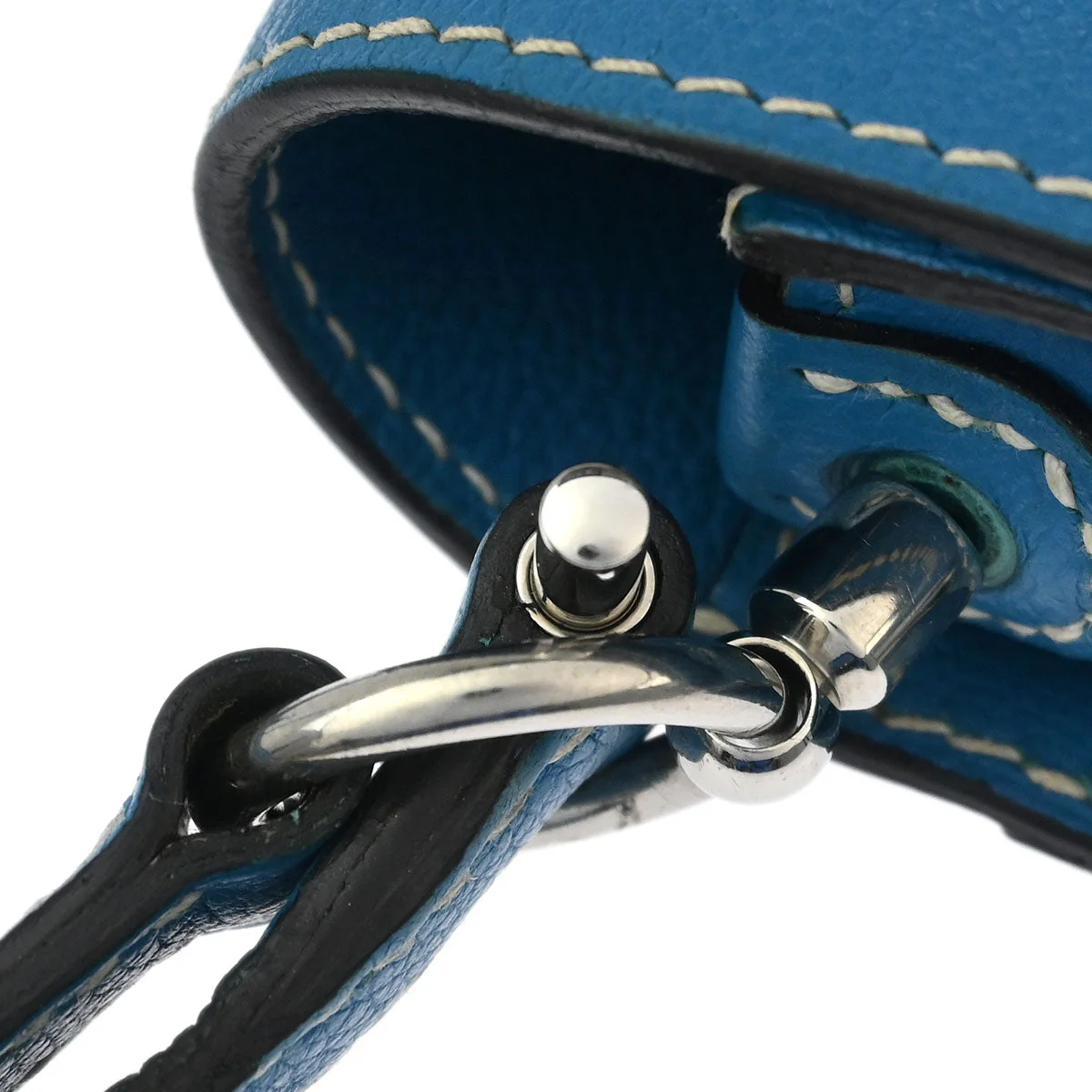 Hermes 2017 Blue Zanzibar Evercolor Roulis 23 Shoulder Bag - Image 6