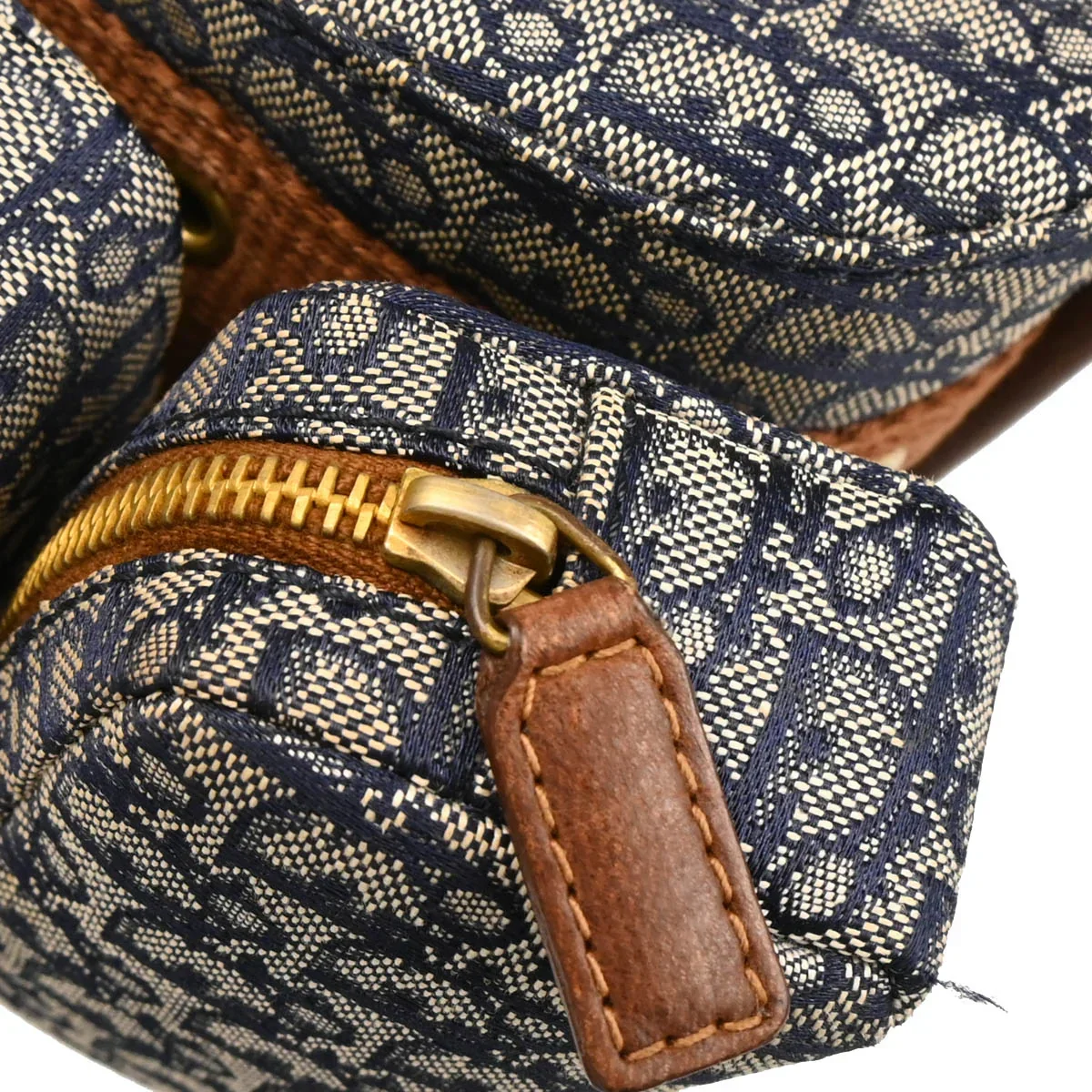 Christian Dior 2002 Navy Trotter Street Chic Columbus Shoulder Bag - Image 6