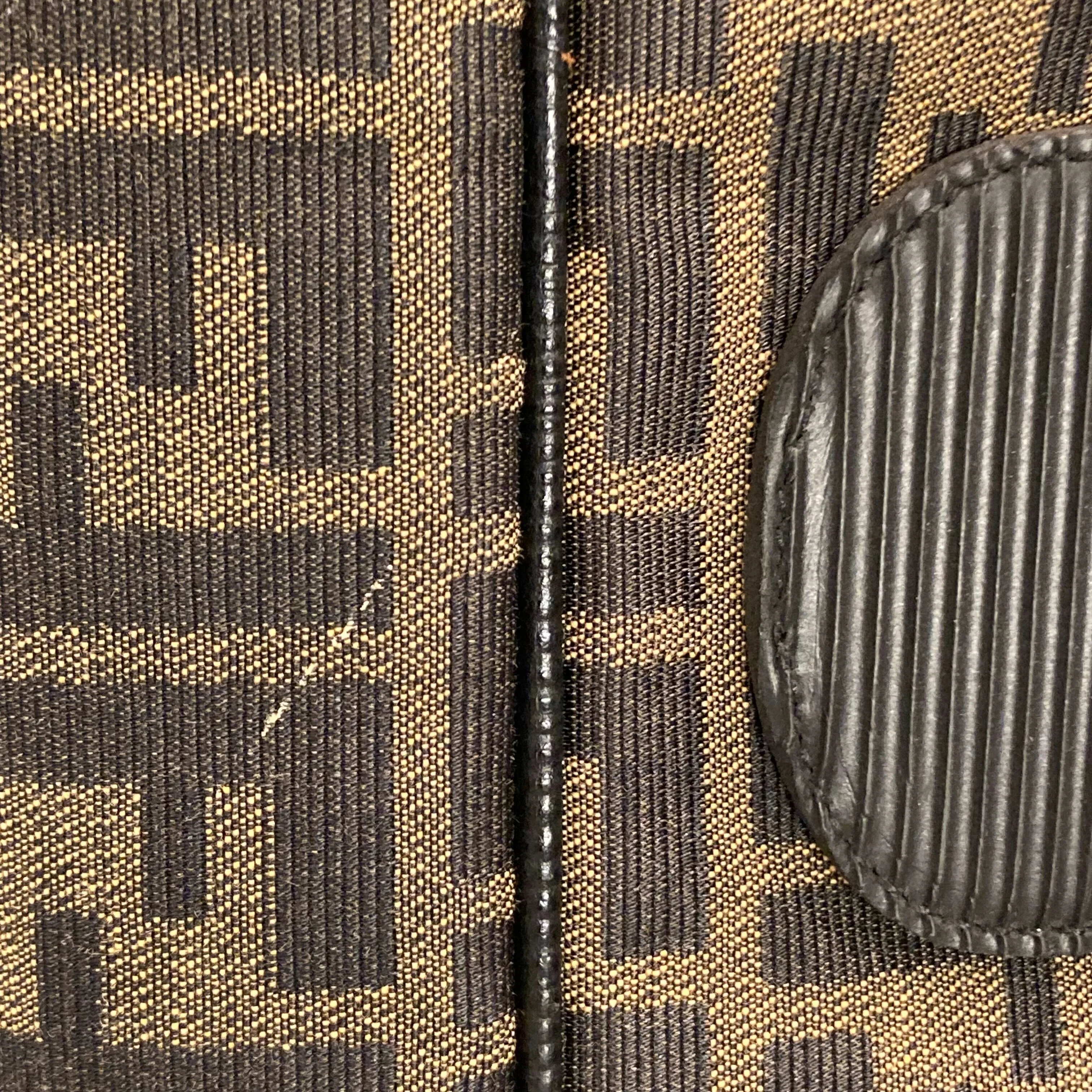 Fendi 2006 Brown Zucca 2way Shoulder Tote Handbag - Image 11