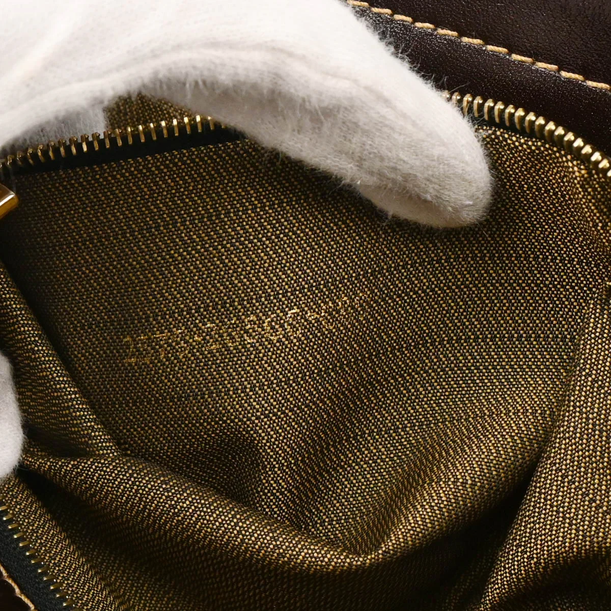 Fendi Brown Zucca Handbag - Image 10