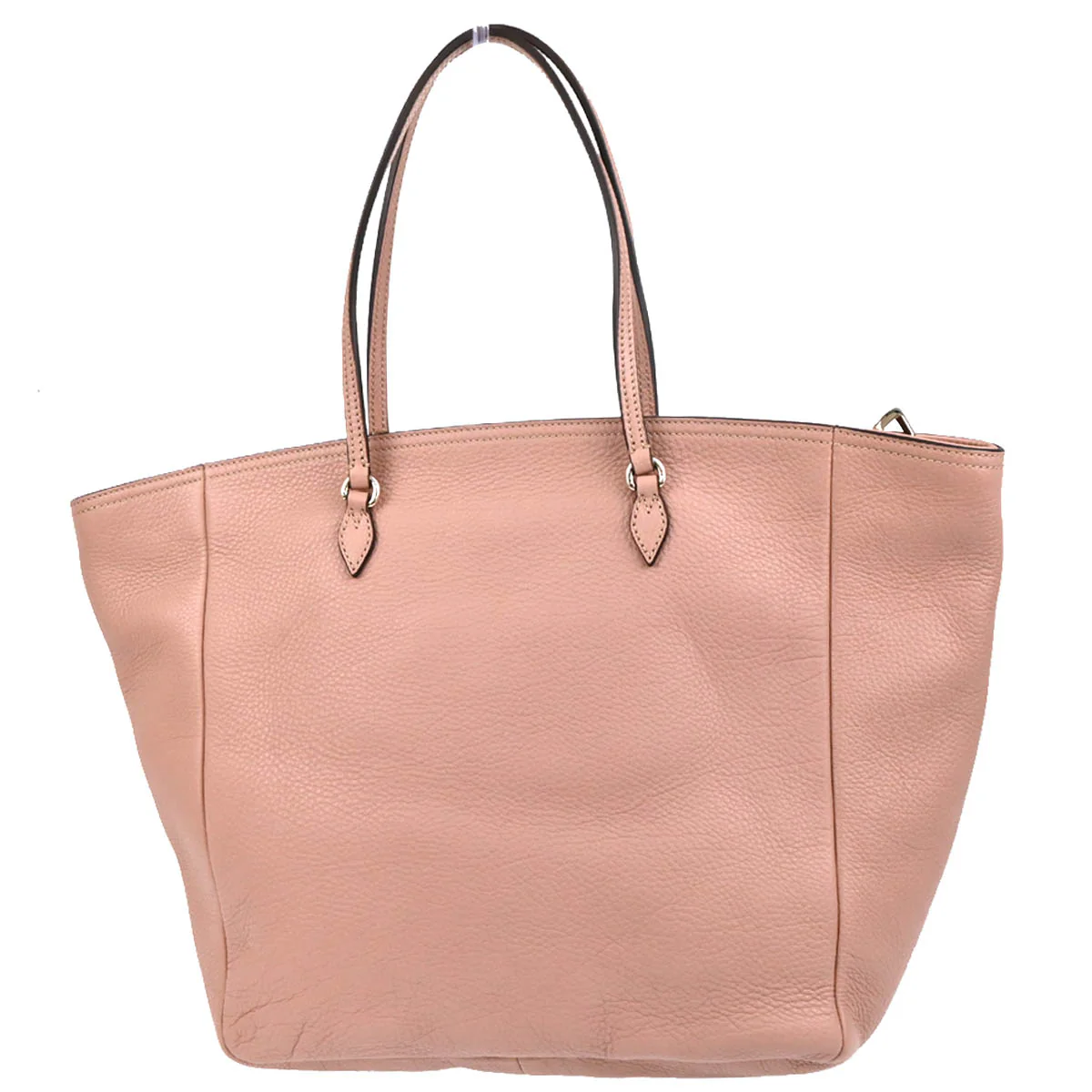Gucci Pink Leather Tote Handbag - Image 2