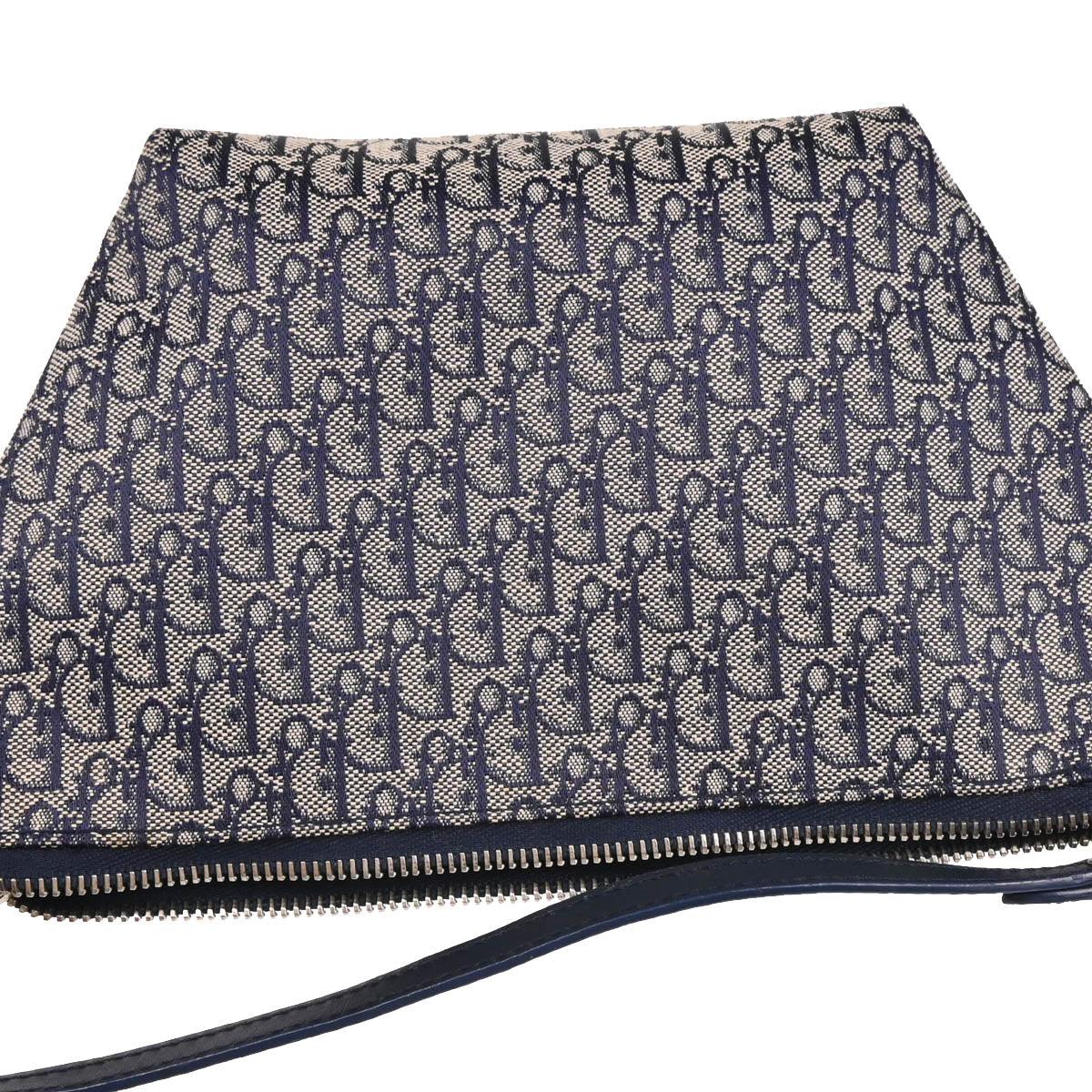Christian Dior 2003 Navy Trotter Handbag - Image 6