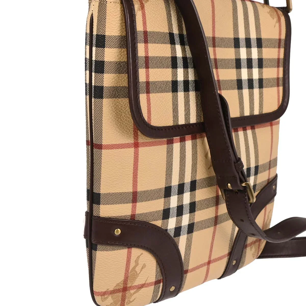 Burberry Beige House Check Shoulder Bag - Image 3