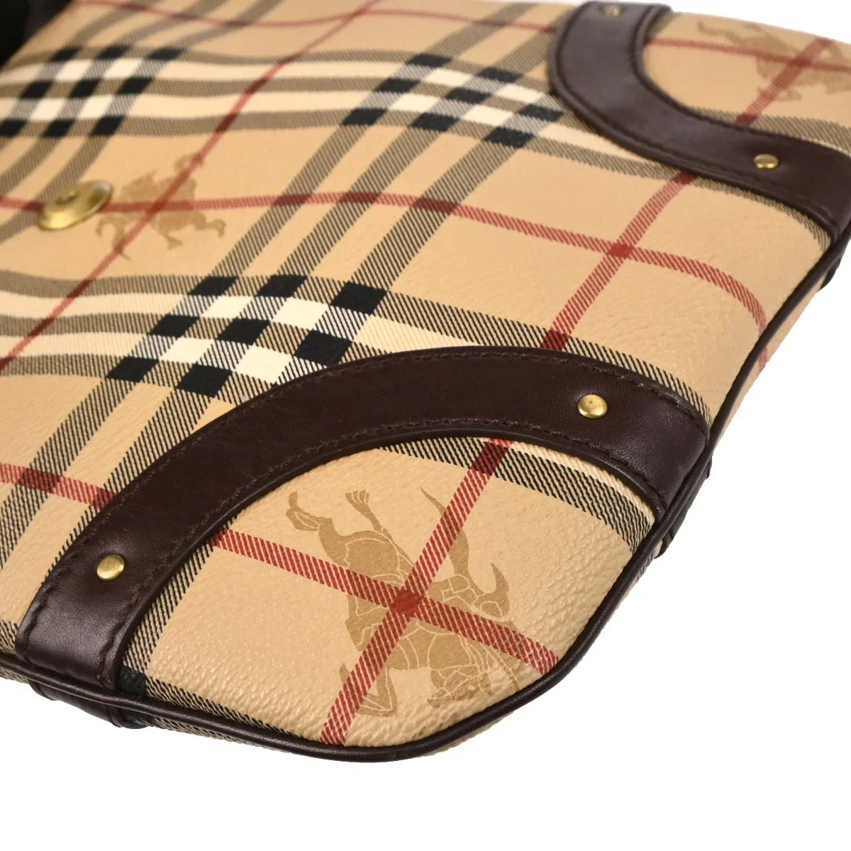 Burberry Beige House Check Shoulder Bag - Image 4