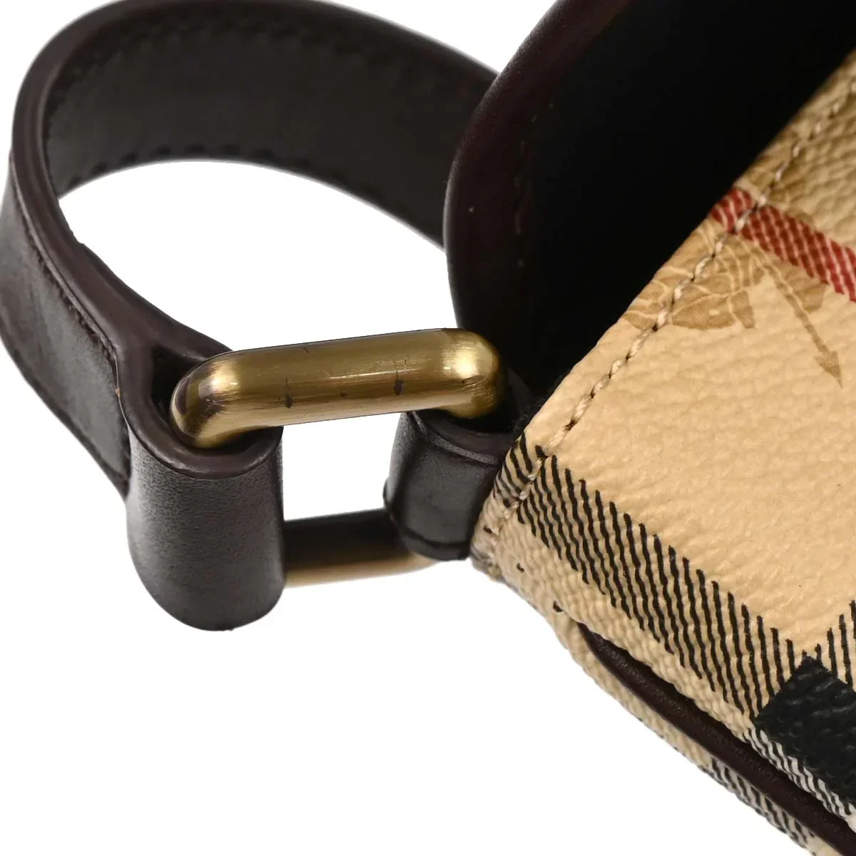 Burberry Beige House Check Shoulder Bag - Image 5