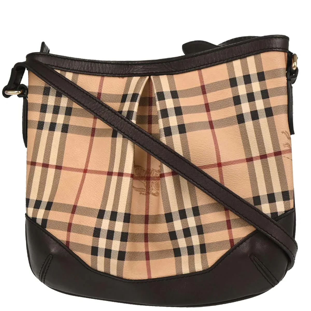 Burberry Beige House Check Shoulder Bag - Image 2