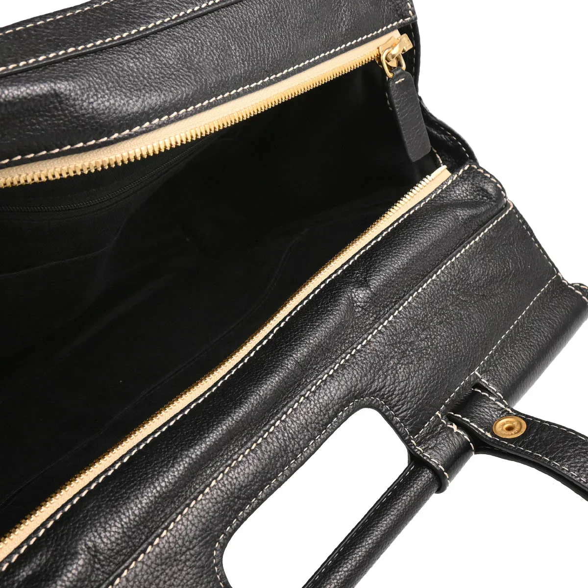 Loewe 2008 Black Leather Handbag - Image 4