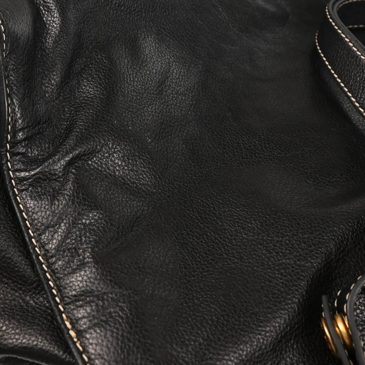 Loewe 2008 Black Leather Handbag - Image 6