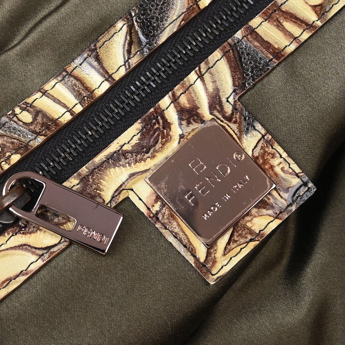 Fendi * Beige Lynx Fur Tote Handbag - Image 9