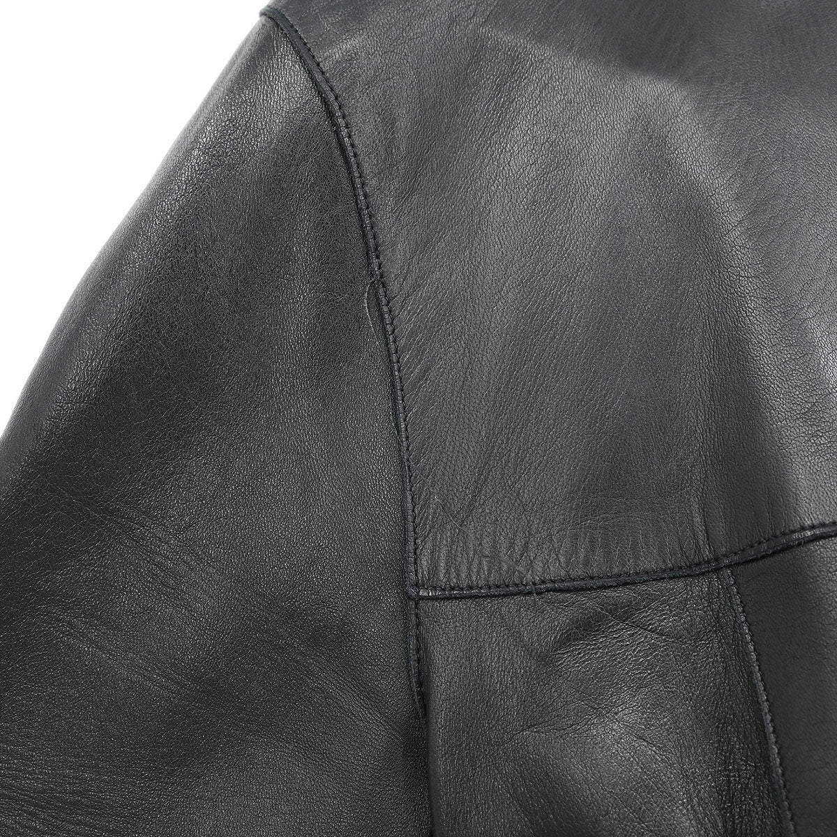 Chanel Single Breasted Collarless Jacket Black #40 - Image 4