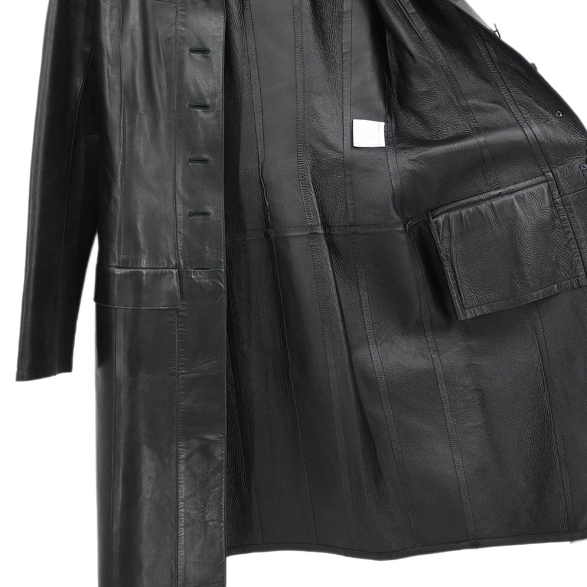 Chanel Single Breasted Collarless Jacket Black #40 - Image 7