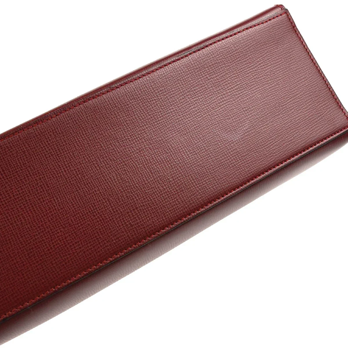 Cartier Bordeaux Leather Must de Cartier Handbag - Image 5