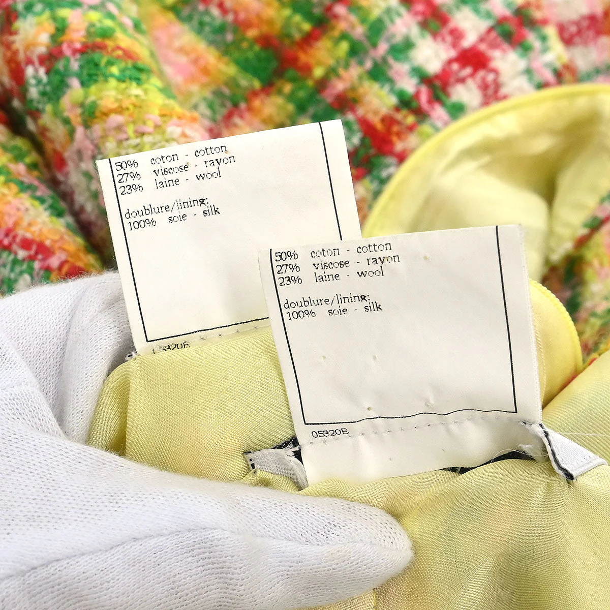 Chanel Setup Suit Jacket Skirt Green #38 - Image 10