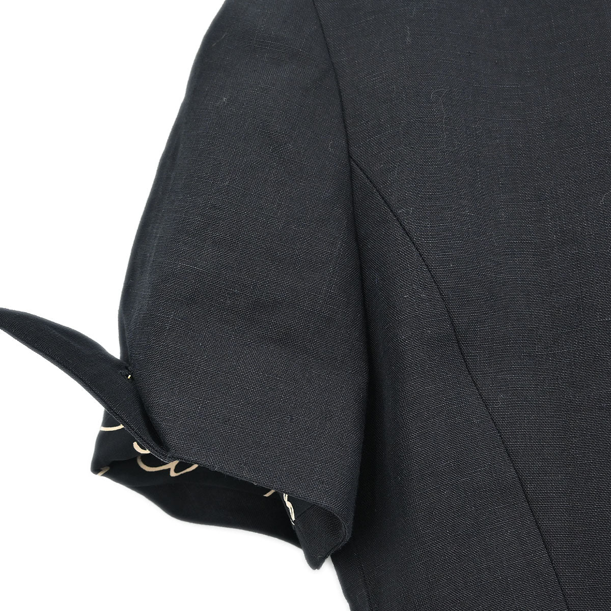 Chanel Single Breasted Jacket Black #38 - Image 3