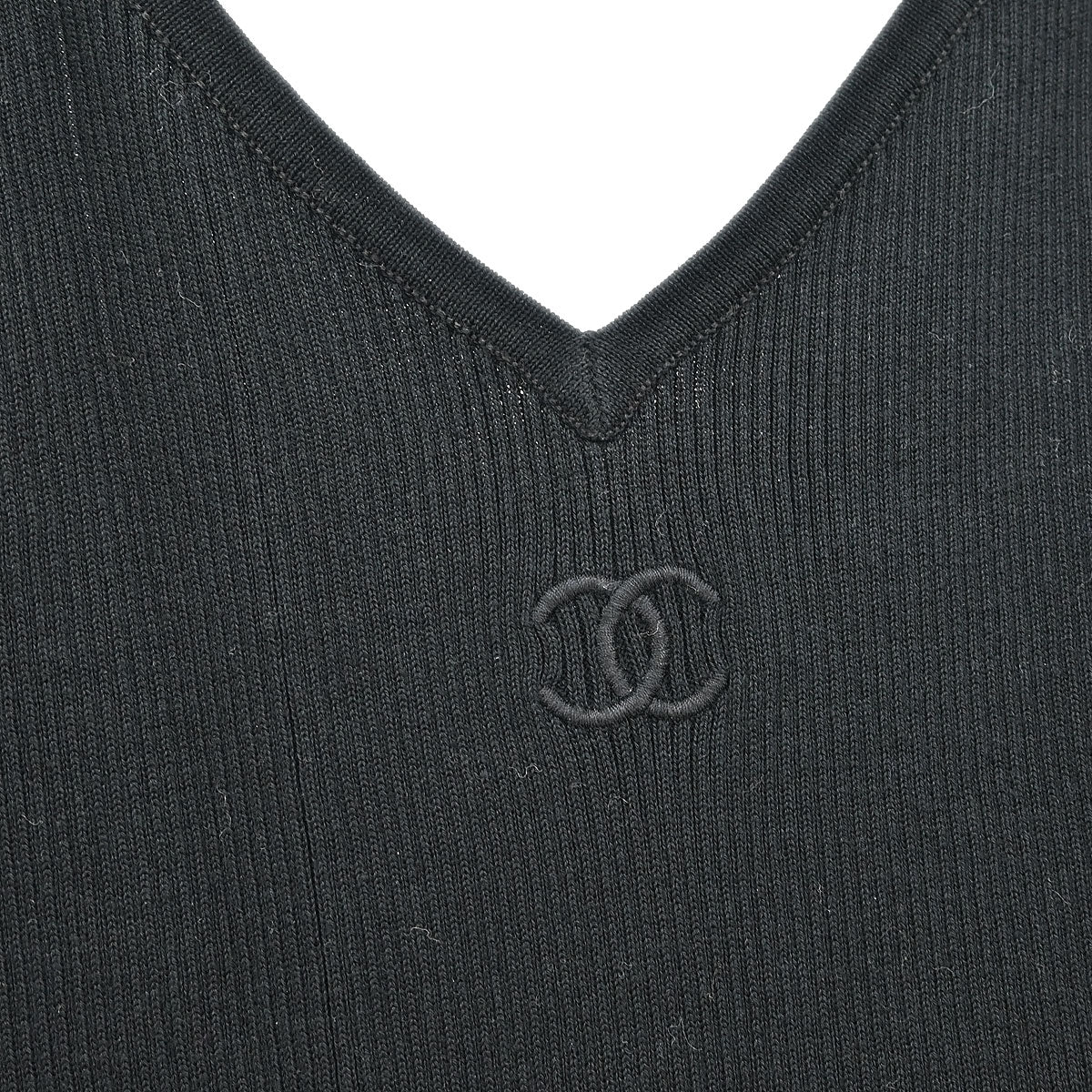 Chanel Sleeveless Top Camisole Black #40 - Image 5