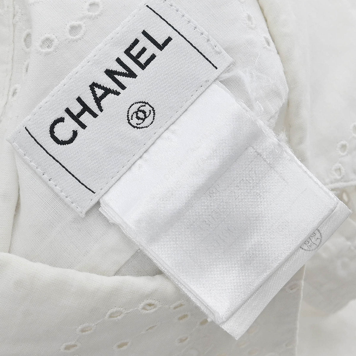Chanel 2008 Shirt Blouse White #38 - Image 9