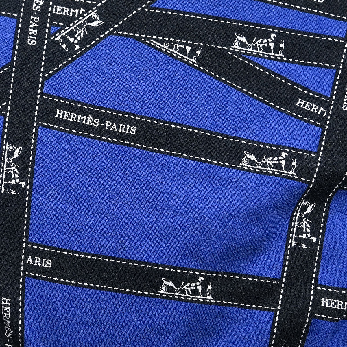 Hermes Short Sleeve T-shirt Top Blue #L - Image 8