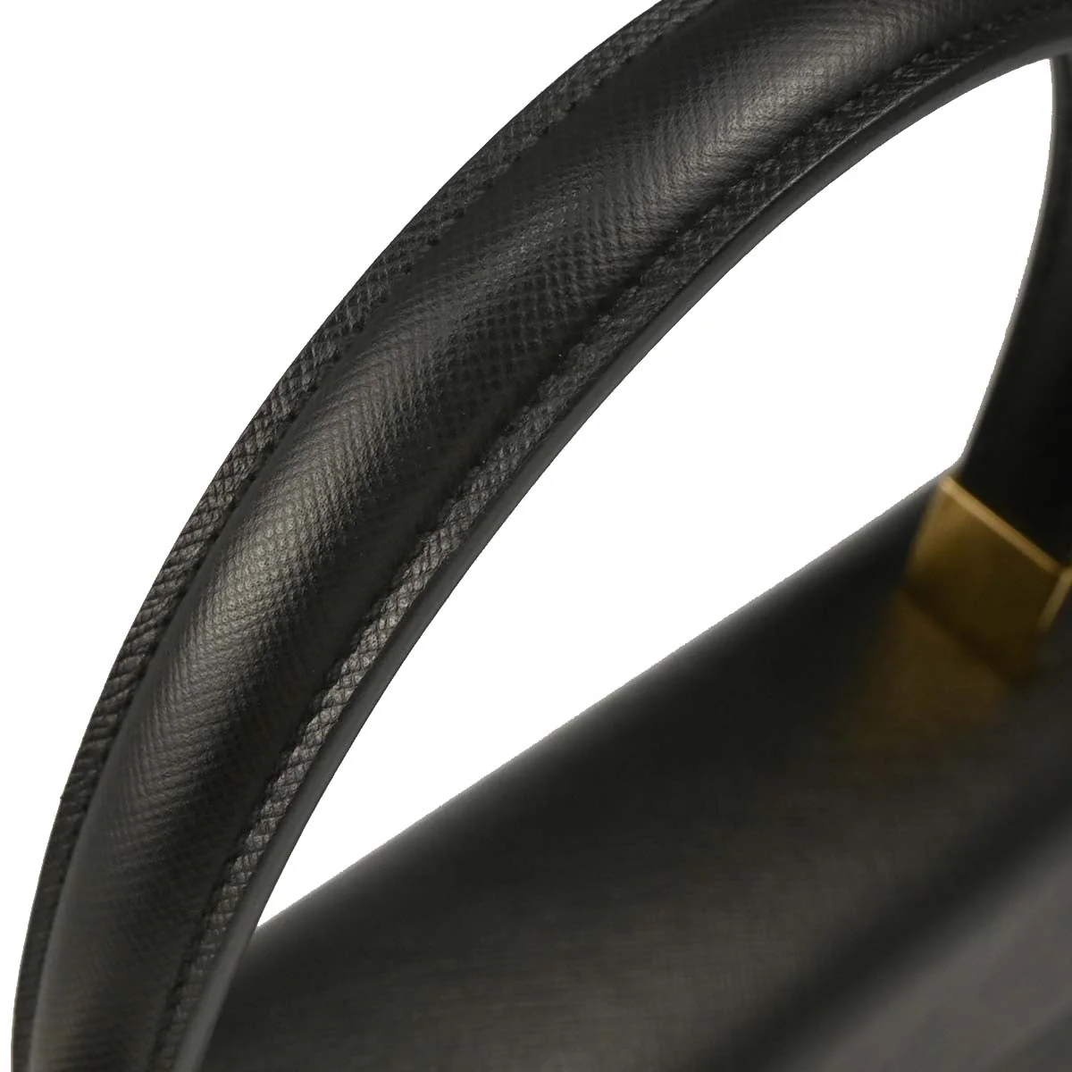 Salvatore Ferragamo Black Leather Gancini 2way Shoulder Handbag - Image 5