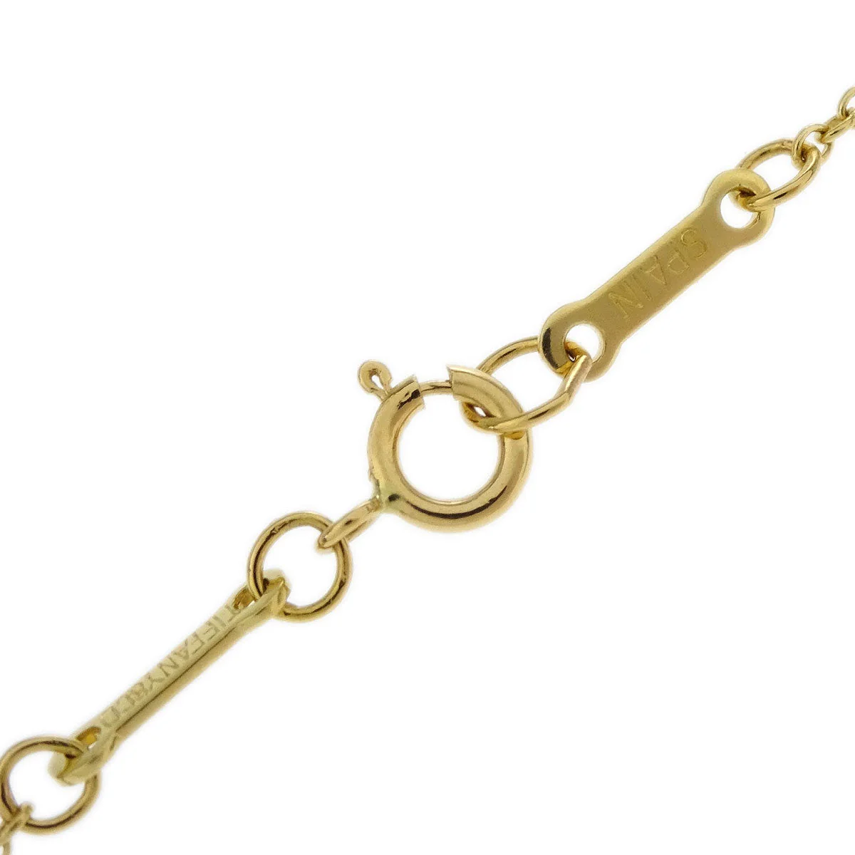 Tiffany & Co. Open Heart Pendant Necklace 750 Gold - Image 5