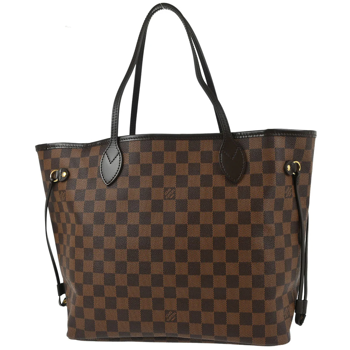 Louis Vuitton 2009 Damier Neverfull MM Shoulder Tote Bag N51105 - Image 2