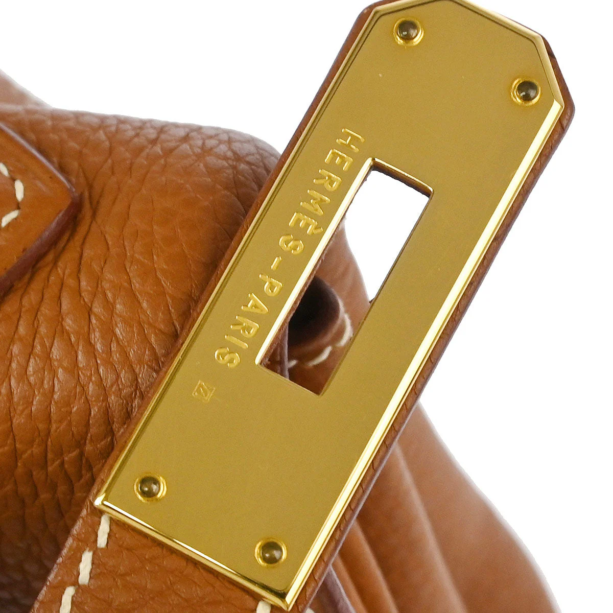 Hermes 2002 Gold Togo Kelly 32 Retourne 2way Shoulder Handbag - Image 6