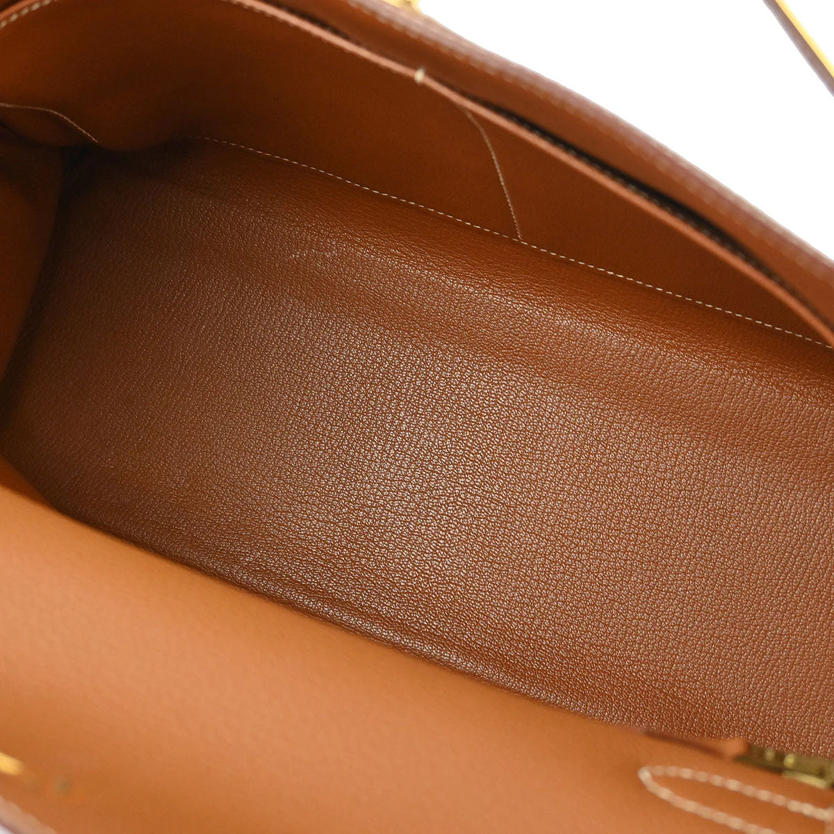 Hermes 2002 Gold Togo Kelly 32 Retourne 2way Shoulder Handbag - Image 8