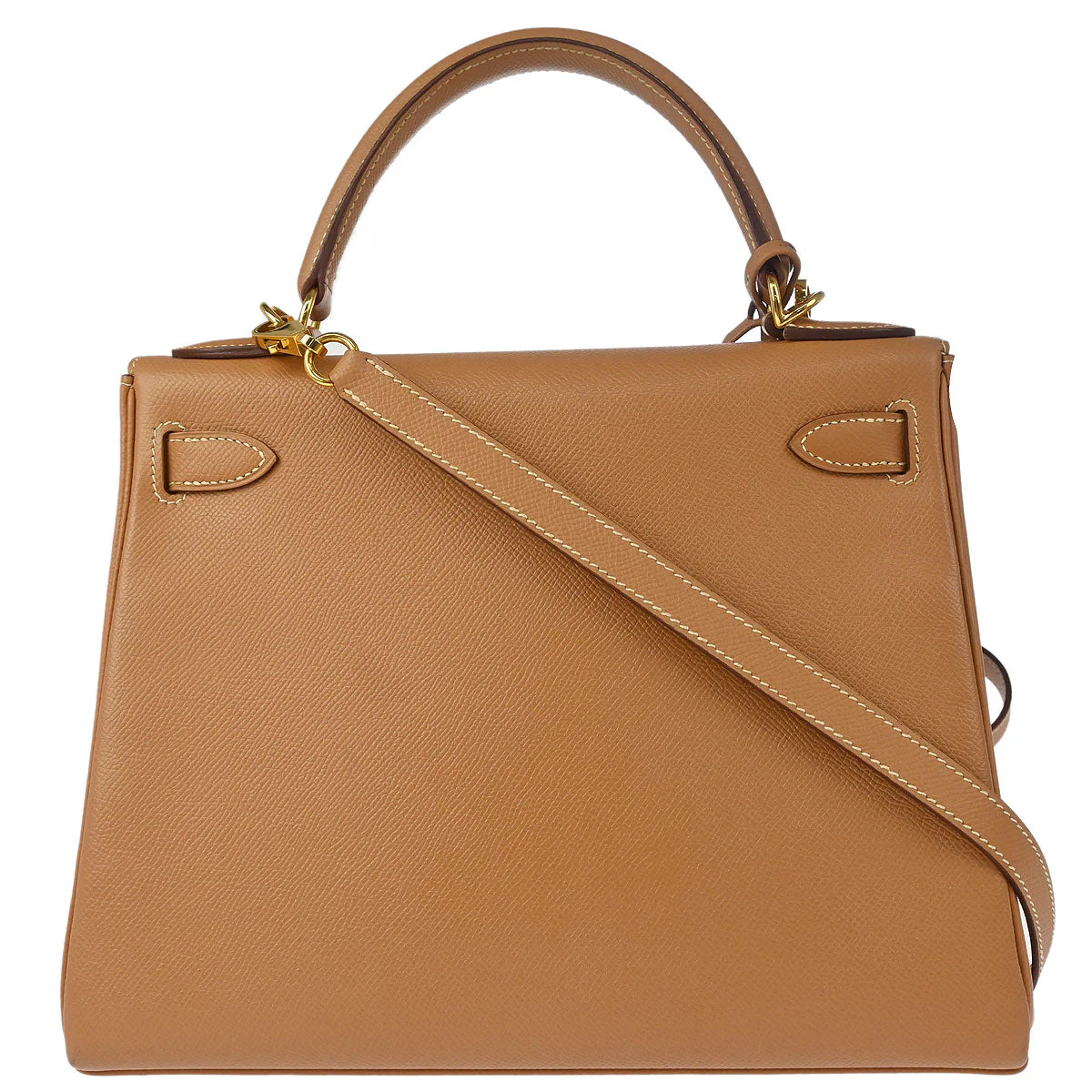 Hermes 2000 Natural Courchevel Kelly 28 Retourne 2way Shoulder Handbag - Image 2