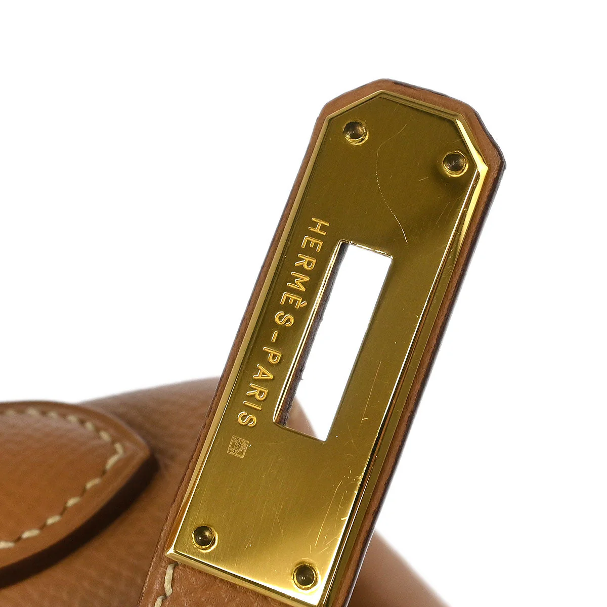 Hermes 2000 Natural Courchevel Kelly 28 Retourne 2way Shoulder Handbag - Image 7
