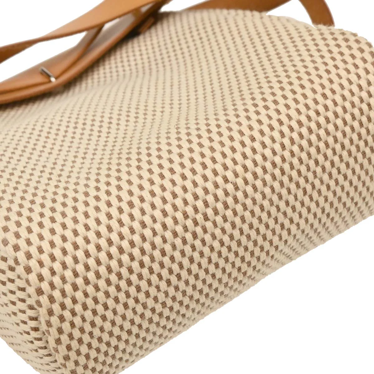 Hermes Beige Black Toile GM Officier Herbag TPM 2 in 1 Shoulder Bag - Image 5