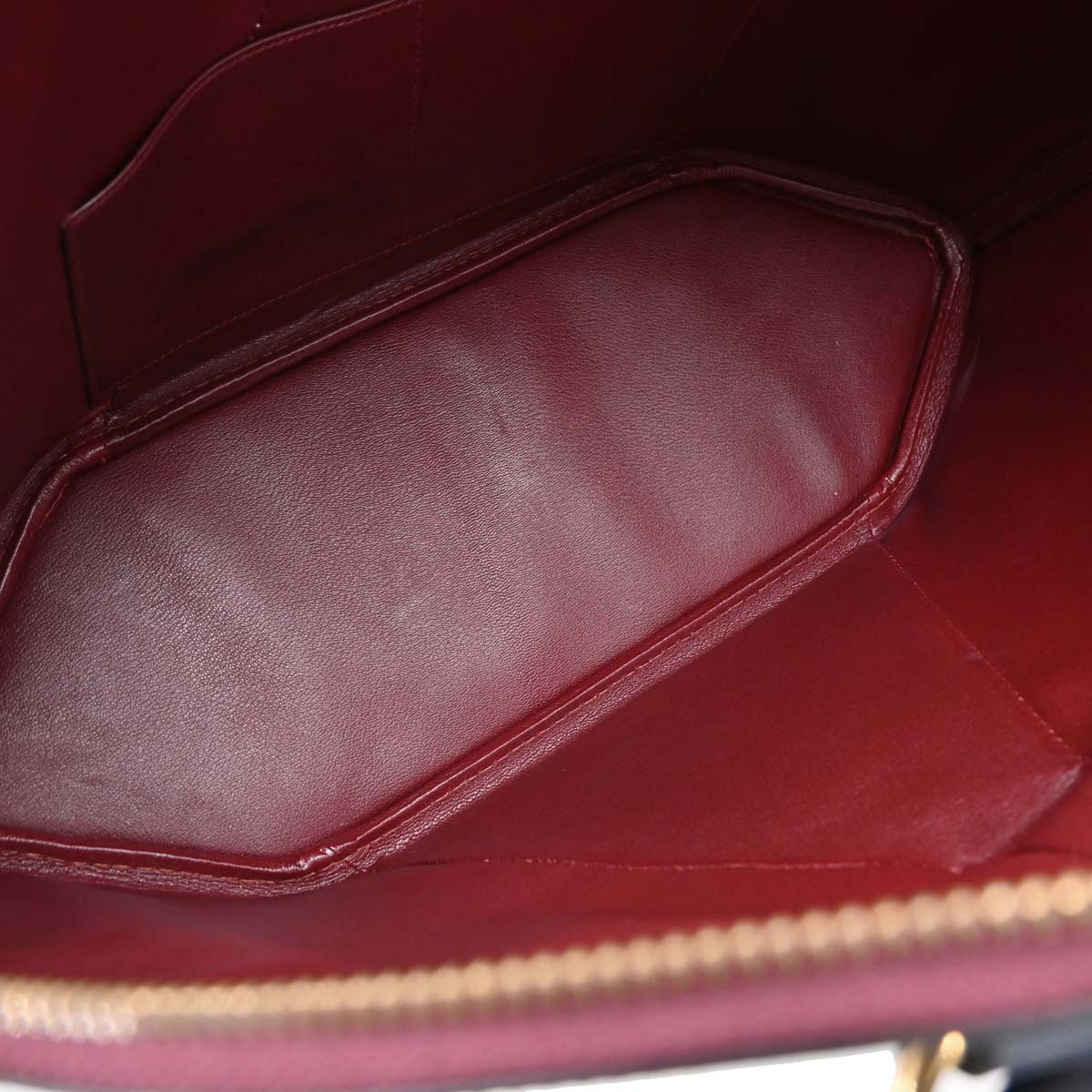 Hermes 1992 Vert Fonce Rouge H Box Calf Il de Veau Handbag - Image 8