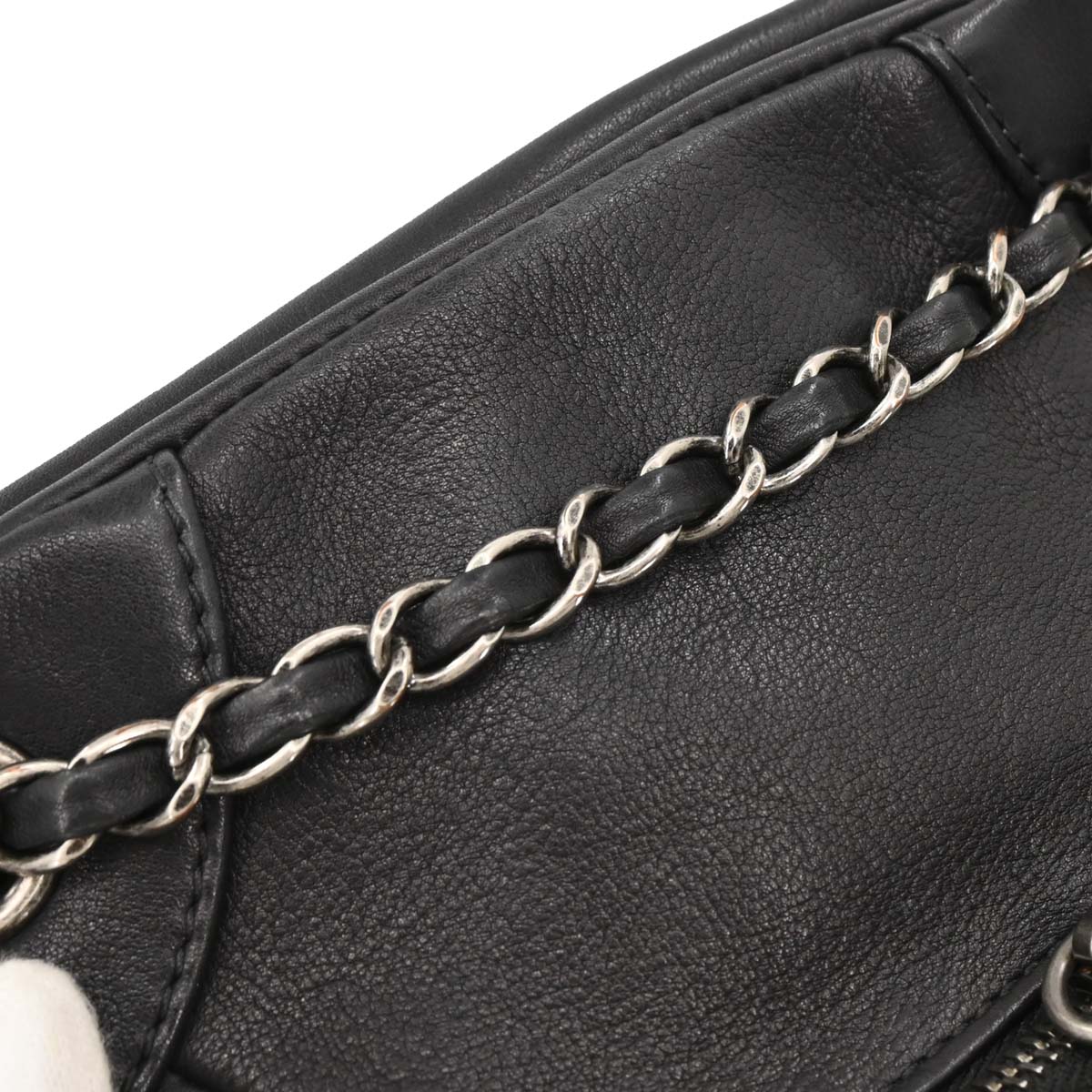 Chanel 2015-2016 Black Lambskin Backpack - Image 4