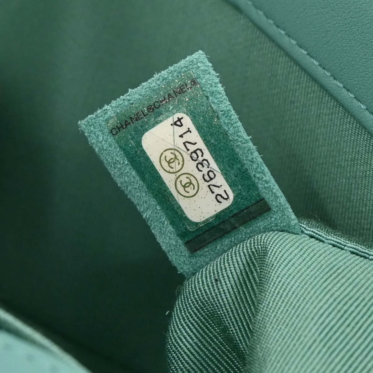Boy Chanel 2019 Emerald Green Lambskin Small Chain Shoulder - Image 10