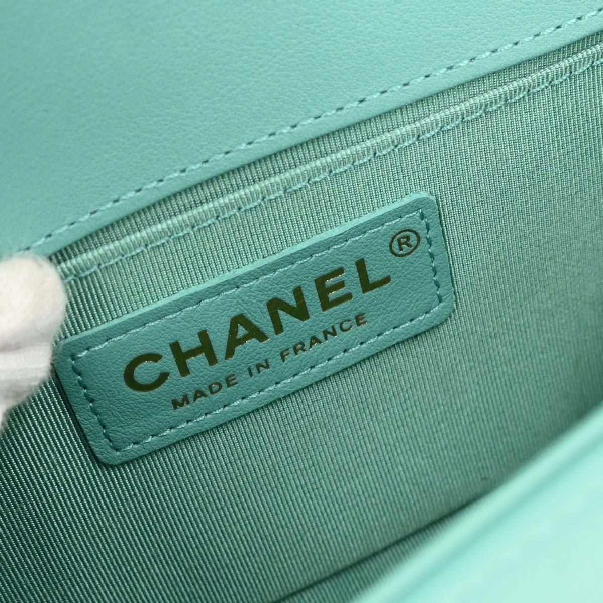 Boy Chanel 2019 Emerald Green Lambskin Small Chain Shoulder - Image 8