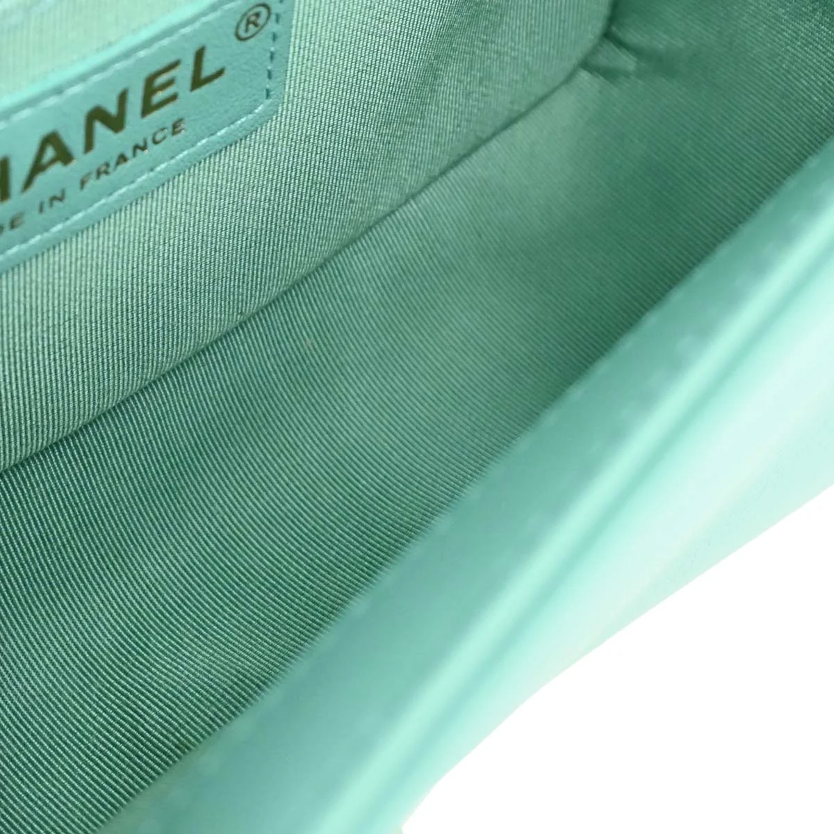 Boy Chanel 2019 Emerald Green Lambskin Small Chain Shoulder - Image 9