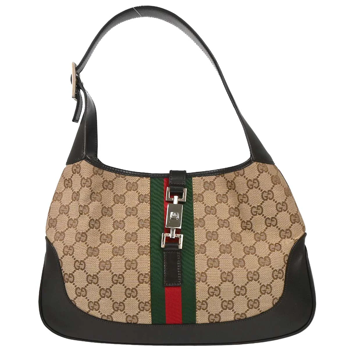 Gucci Beige GG Jackie Hobo Handbag