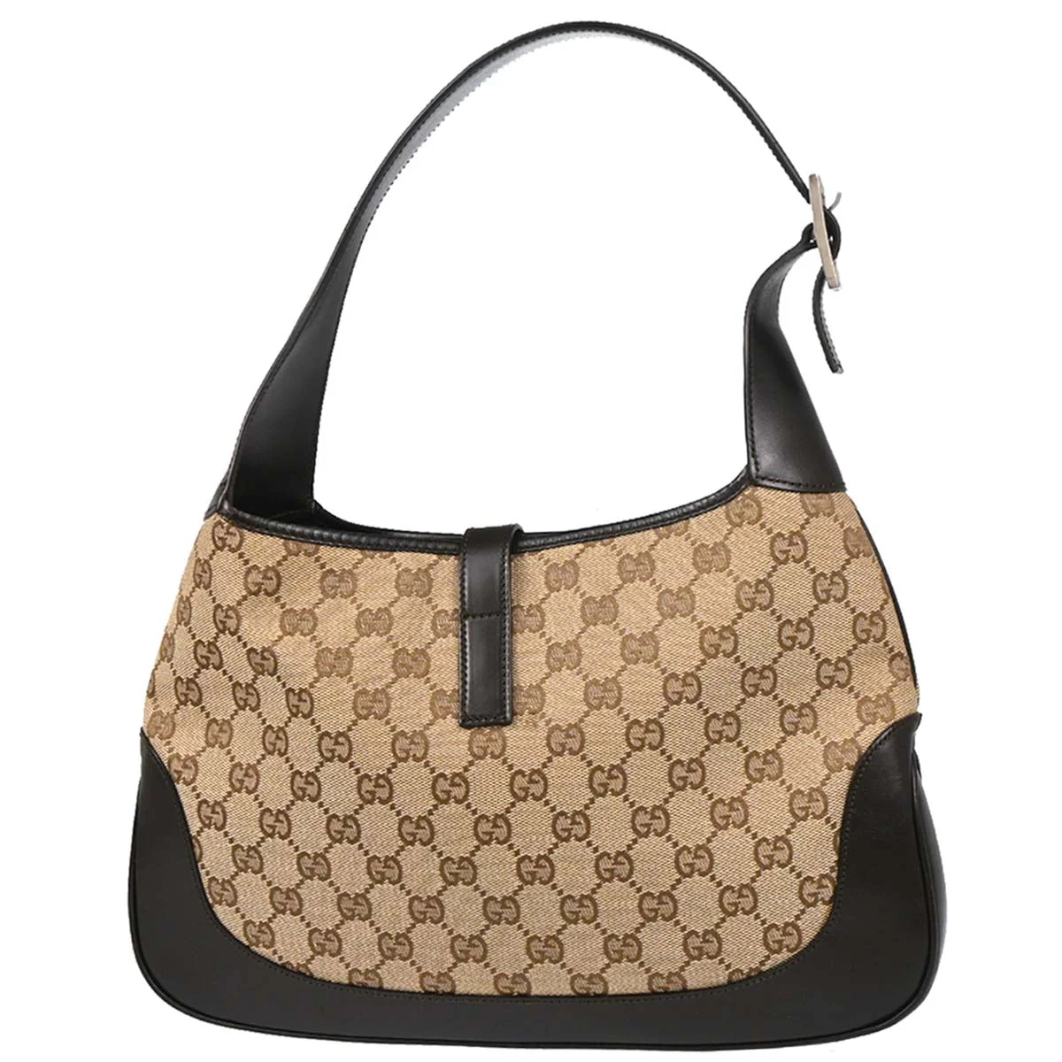 Gucci Beige GG Jackie Hobo Handbag - Image 2