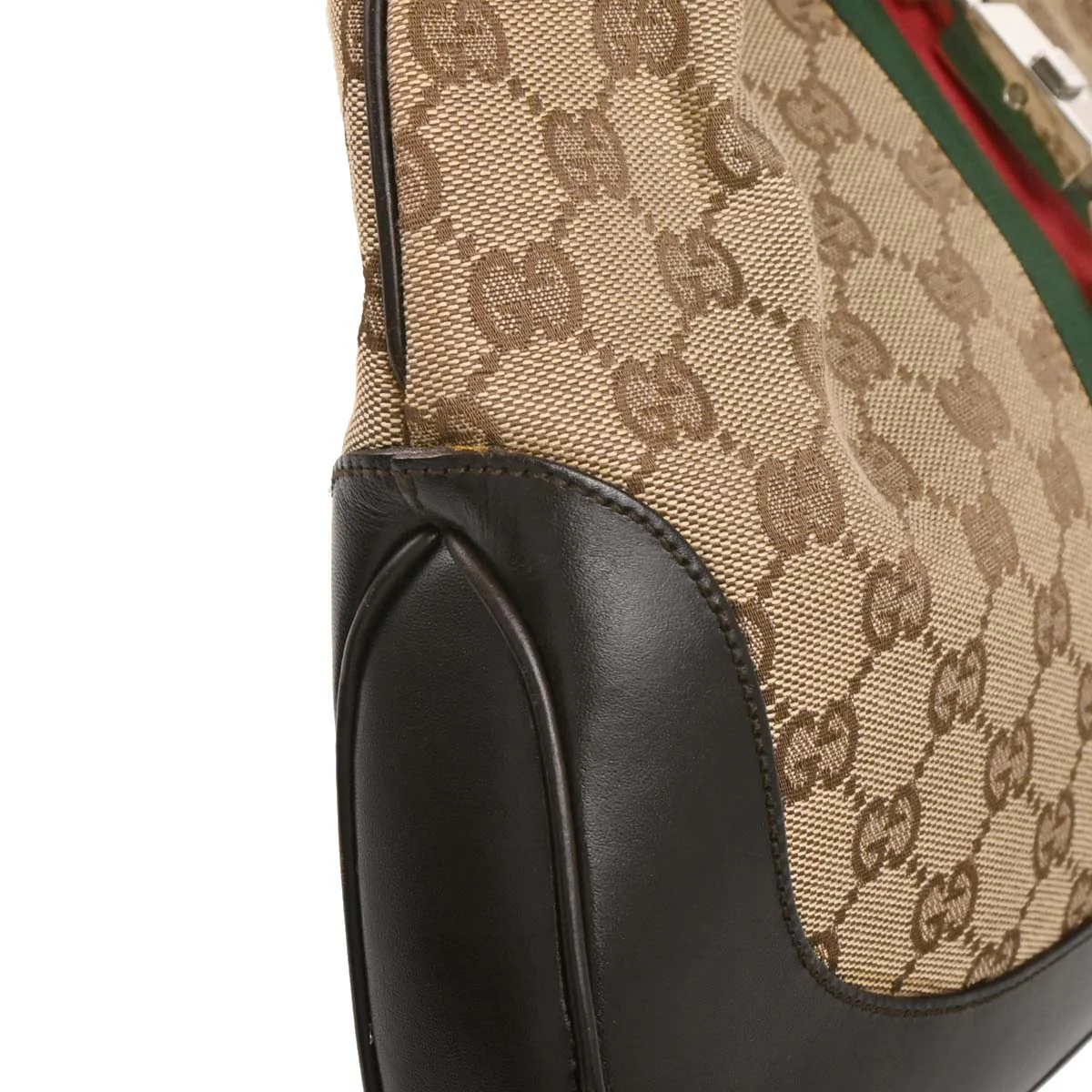 Gucci Beige GG Jackie Hobo Handbag - Image 3